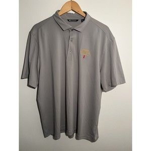 Cutter & Buck Michelob Ultra Pure Gold Logo LC Polo Shirt mens XL Gray
